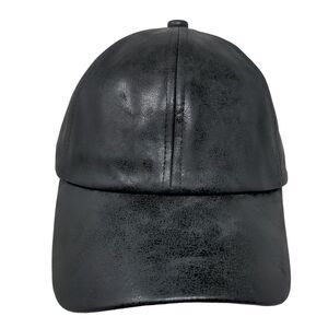 Marcus Adler New York Strapback Hat Black One Size Adjustable Blank 6 Panel